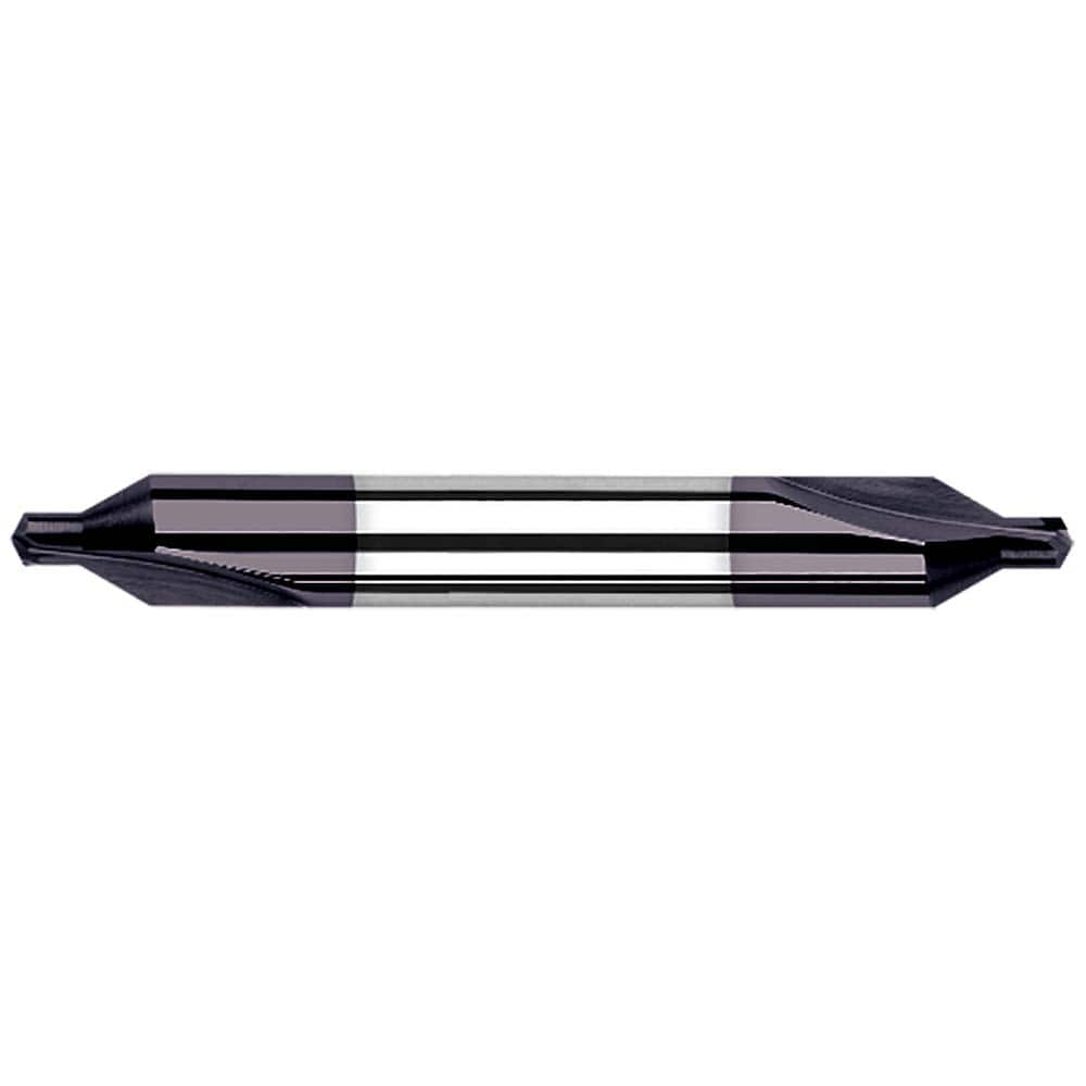 Combo Drill & Countersink: #5, 7/16″ Body Dia, 118 ™, Solid Carbide AlTiN Finish, 3/16″ Point Dia, 3/16″ Point Length, 2-3/4″ OAL, Right Hand Cut, Series Combined Drill & Countersinks