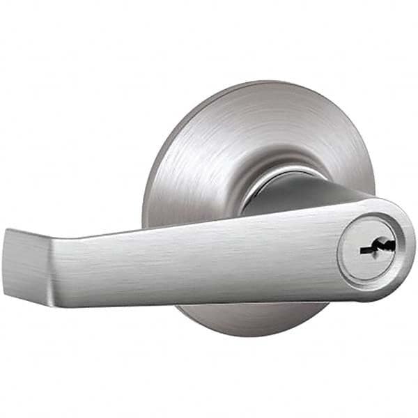 Schlage - Entry Lever Lockset for 1-3/4" Thick Doors - Exact Industrial Supply
