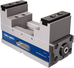 Samchully - 125mm Jaw Width, 210mm Max Jaw Opening, 125mm Throat Depth, Manual Precision Self Centering Vise - Steel, 13.07" OAL x 4.92" OAW x 7.2834" OAH - Exact Industrial Supply