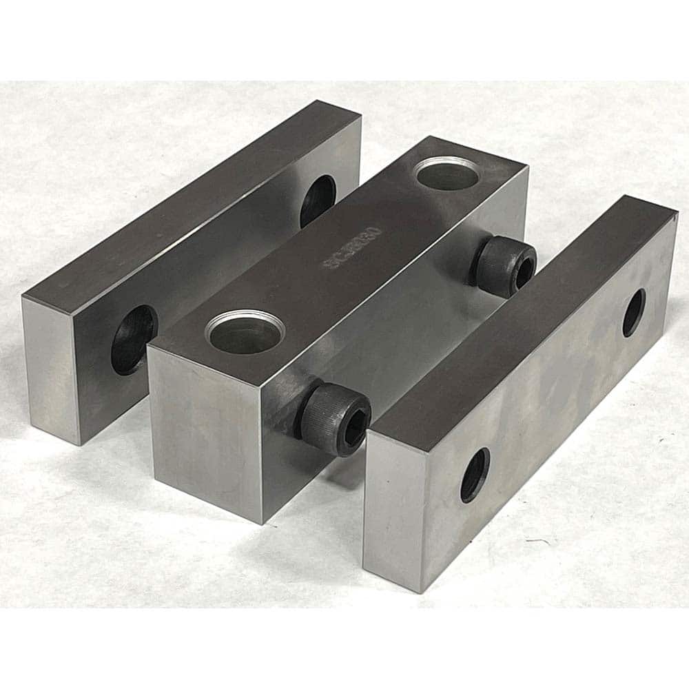 TE-CO - Vise Jaw Sets; Jaw Width (mm): 101.6 ; Jaw Width (Inch): 4 ; Jaw Width (Decimal Inch): 4 ; Set Type: Component Kit ; Material: Steel ; Vise Compatibility: 4" Vises - Exact Industrial Supply