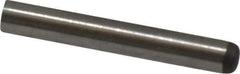 Made in USA - 2mm Diam x 14mm Pin Length 416 Stainless Steel Precision Dowel Pin - C 36-42 Hardness, 1 Beveled & 1 Rounded End - Exact Industrial Supply