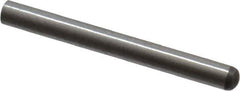 Made in USA - 2mm Diam x 20mm Pin Length 416 Stainless Steel Precision Dowel Pin - C 36-42 Hardness, 1 Beveled & 1 Rounded End - Exact Industrial Supply
