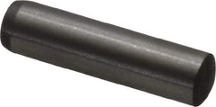 Made in USA - 4mm Diam x 16mm Pin Length 416 Stainless Steel Precision Dowel Pin - C 36-42 Hardness, 1 Beveled & 1 Rounded End - Exact Industrial Supply
