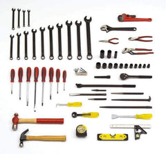 Proto - 67 Piece Railroad Tool Set - Tools Only - Exact Industrial Supply