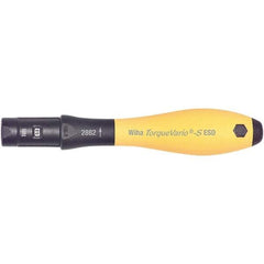 Wiha - 1 Piece, 15 to 80 In/oz, Adjustable Torque Limiting Screwdriver - 1/4" Drive - Exact Industrial Supply