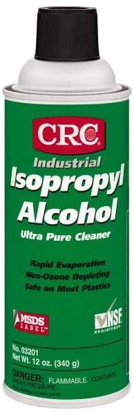 CRC - 16 oz Aerosol Cleaner/Degreaser - Isopropanol Alcohol - Exact Industrial Supply