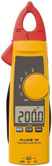 Fluke - 365, CAT III, Digital True RMS Clamp Meter with 0.7087" Detachable Jaws - 600 VAC/VDC, 200 AC/DC Amps, Measures Voltage, Current, Resistance - Exact Industrial Supply