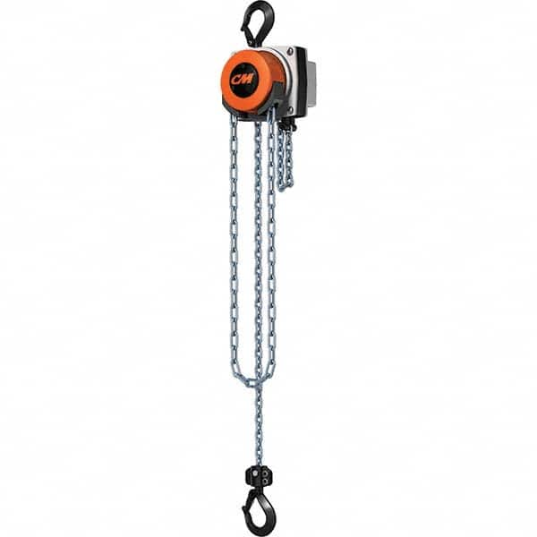 CM - 6,000 Lb Capacity, 20' Lift Height, Chain Manual Hoist - Exact Industrial Supply