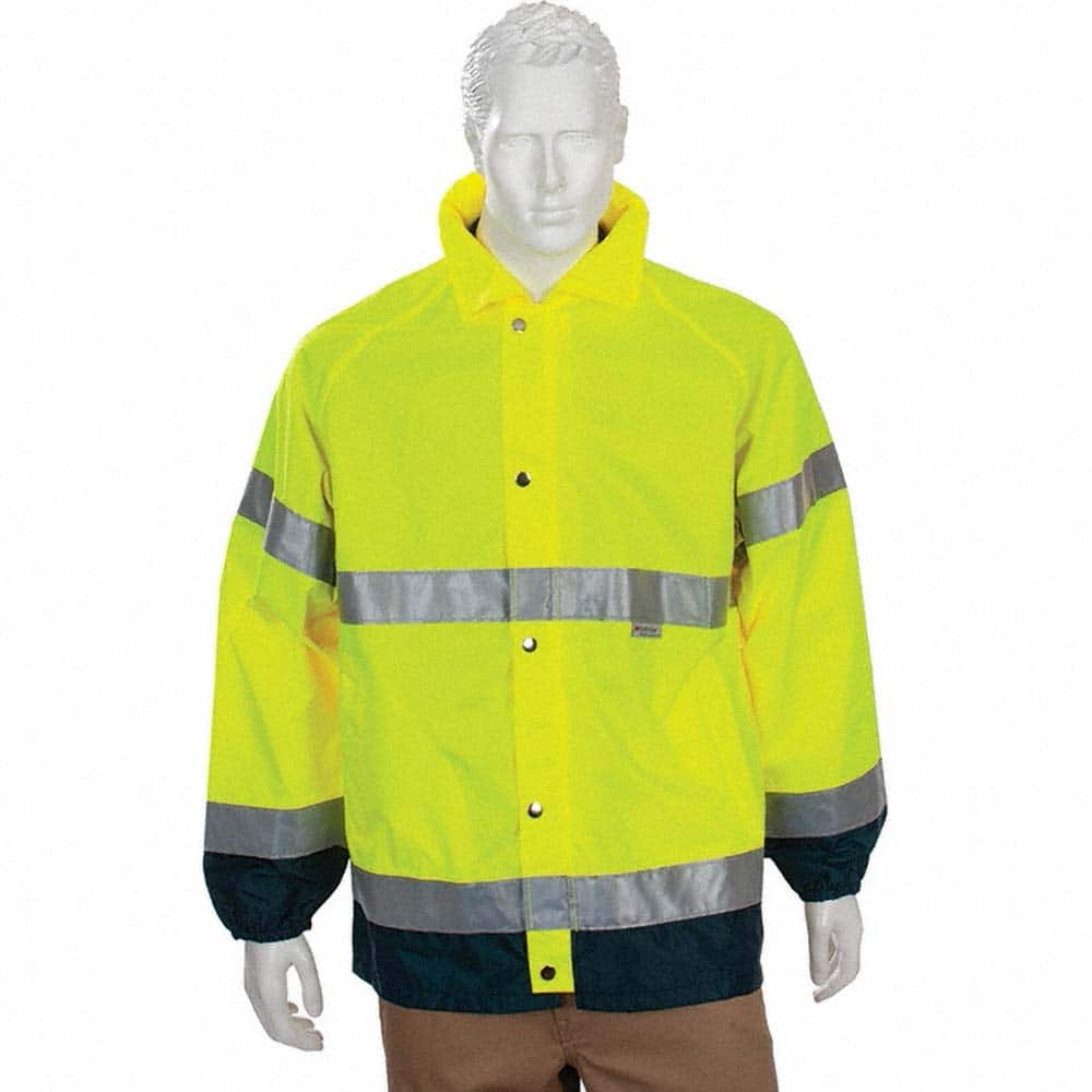 OccuNomix - Jackets & Coats Garment Style: Jacket Garment Type: Breathable; Hi-Visibility; Waterproof - Exact Industrial Supply