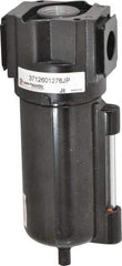 PRO-SOURCE - Filter Automatic Drop Leg Drain with Metal Bowl - 6-1/2" High x 2-3/4" Wide, For Use with Compressed Air Systems - Exact Industrial Supply