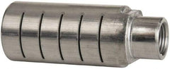 PRO-SOURCE - 3/8 Male NPT, 1" Hex, 3-1/4" OAL, Muffler - 300 Max psi, 40 CFM, Aluminum - Exact Industrial Supply