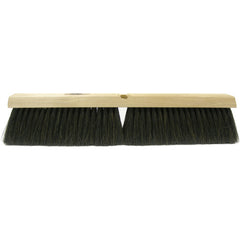 18″ Fine Sweep Floor Brush, Black Horsehair and Polypropylene Fill - Exact Industrial Supply