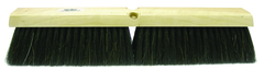 24" Horse Hair Medium Sweeping - Broom Without Handle - Exact Industrial Supply