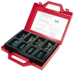 Recoil - 48 Inserts, M5x0.8, M6x1.0, M8x1.25, M10x1.50 Metric Coarse Carbon Steel, Thread Repair Kit - Includes Installation Tool - Exact Industrial Supply