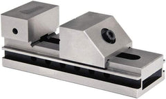 Gibraltar - 1-31/32" Jaw Width, 2-1/2" Jaw Opening Capacity, 1" Jaw Height, Toolmaker's Vise - Flat Jaw, 0.0002" Parallelism, 0.0003" Squareness, 5-1/2" OAL x 2" OAH - Exact Industrial Supply