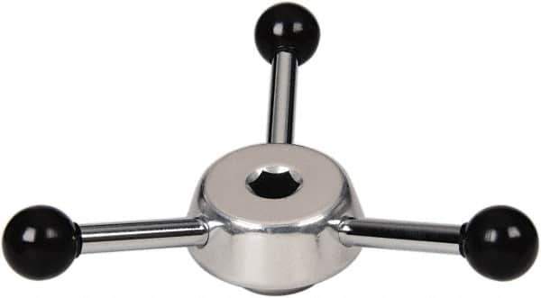 Gibraltar - 1 Piece Vise Handle - Aluminum, Steel, 5/8" Hex - Exact Industrial Supply