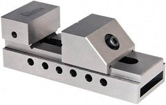 Gibraltar - 2" Jaw Width, 2-3/8" Jaw Opening Capacity, 2-9/16" Jaw Height, Toolmaker's Vise - Flat Jaw, 0.00012" Parallelism, 0.0002" Squareness, 5-1/2" OAL x 1-31/32" OAH - Exact Industrial Supply