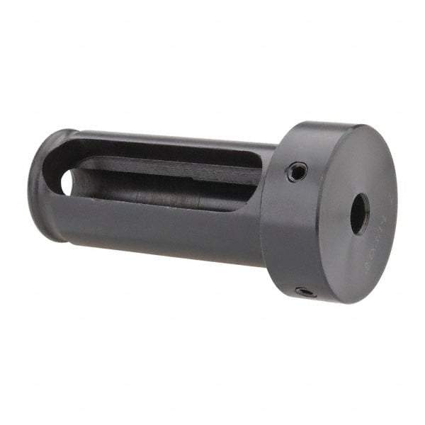 Interstate - 3/8" ID, 1-1/4" OD, 3" Length Under Head, Type Z Lathe Tool Holder Bushing - 5/8" Head Thickness, 2-5/8" Slot Length - Exact Industrial Supply