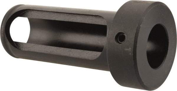 Interstate - 7/8" ID, 1-1/4" OD, 3" Length Under Head, Type Z Lathe Tool Holder Bushing - 5/8" Head Thickness, 2-5/8" Slot Length - Exact Industrial Supply