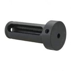 Interstate - 1/4" ID, 1" OD, 2-3/4" Length Under Head, Type Z Lathe Tool Holder Bushing - 1/2" Head Thickness, 2-3/8" Slot Length - Exact Industrial Supply