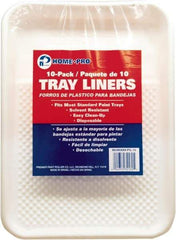 Premier Paint Roller - 9" Roller Compatible Paint Tray Liner - 1 Qt Capacity, 12" Wide, Plastic - Exact Industrial Supply