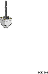 Telemecanique Sensors - 3.7 Inch Long, Limit Switch Head - For Use with ZCK Limit Switches - Exact Industrial Supply