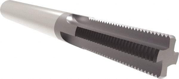 Allied Machine and Engineering - 1/4-19, 3/8-19 BSPP, 0.31" Cutting Diam, 4 Flute, Solid Carbide Helical Flute Thread Mill - Internal/External Thread, 0.737" LOC, 3" OAL - Exact Industrial Supply