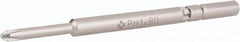 Wera - 5mm Drive, #1 Phillips Screwdriver Bit - 3-1/8" OAL - Exact Industrial Supply