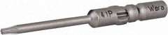 Wera - 4mm Drive, Torx Plus Precision Screwdriver Bit - 1-9/16" OAL - Exact Industrial Supply