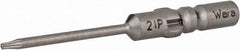 Wera - 4mm Drive, Torx Plus Precision Screwdriver Bit - 1-9/16" OAL - Exact Industrial Supply