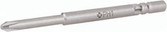 Wera - 4mm Drive #2 Point Precision Phillips Bit - Exact Industrial Supply