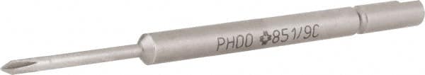 Wera - 4mm Drive #00 Point Precision Phillips Bit - Exact Industrial Supply