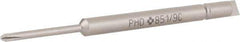 Wera - 4mm Drive, #0 Phillips Screwdriver Bit - 2-1/2" OAL - Exact Industrial Supply