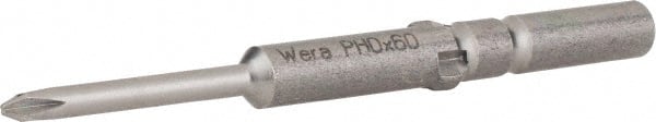 Wera - 5mm Drive #0 Point Precision Phillips Bit - Exact Industrial Supply