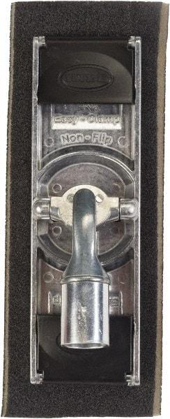 Hyde Tools - Plastic Sponge Drywall Sander Holder - 7-3/8" Long x 2-1/4" Wide - Exact Industrial Supply