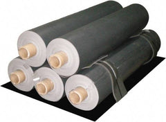 Singer Safety - 30' Long x 53" Wide x 0.11" Thick, Barium Sulfate Loaded Vinyl Roll - Federal Test Standard 191, Method 5903 Specification, Black - Exact Industrial Supply
