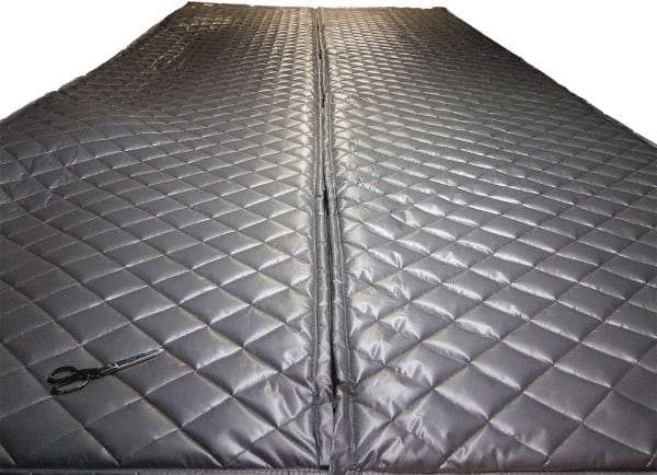 Singer Safety - 10' Long x 48" Wide, Fiberglass Panel - ASTM E-84 Specification, Metallic Gray - Exact Industrial Supply