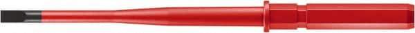 Wera - 3.5mm x 0.6mm Blade, 9mm Drive Slotted Screwdriver Bit - 6-1/4" OAL - Exact Industrial Supply
