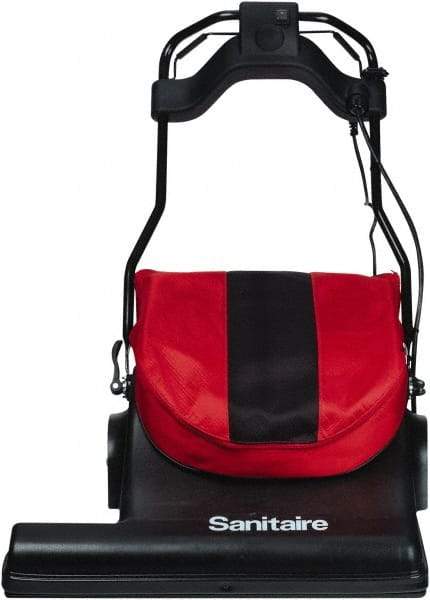 Sanitaire - 28" Sweeping Width, Single Brush Sweeper - Self Propelled - Exact Industrial Supply