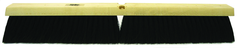 24" Black Tampico Coarse Sweeping - Broom Without Handle - Exact Industrial Supply