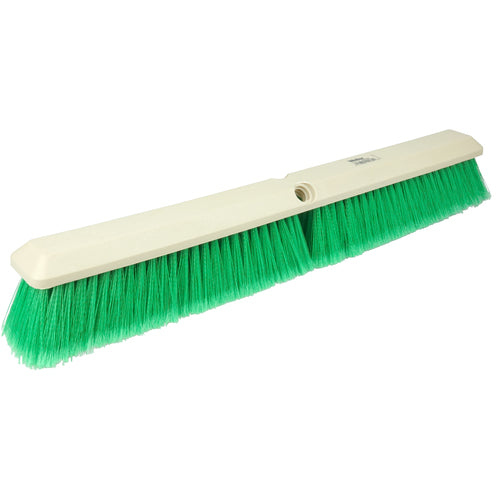 18″ - Green Fine Perma Sweep Broom Without Handle - Exact Industrial Supply
