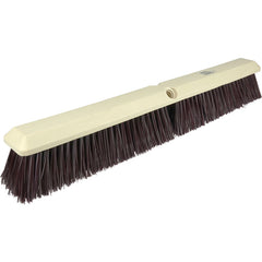 18″ - Maroon Heavy Perma Sweep Broom Without Handle - Exact Industrial Supply