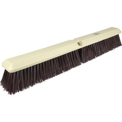 24″ - Maroon Heavy Perma Sweep Broom Without Handle - Exact Industrial Supply