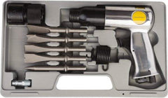 Value Collection - 3,200 BPM, 2-5/8 Inch Long Stroke, Air Hammer Kit - 4 CFM Air Consumption, 1/4 Inch Inlet - Exact Industrial Supply