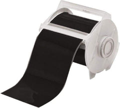 Brady - 4" Wide x 1,200" Long, Black Vinyl Tape - For Globalmark Industrial Labeling System - Exact Industrial Supply