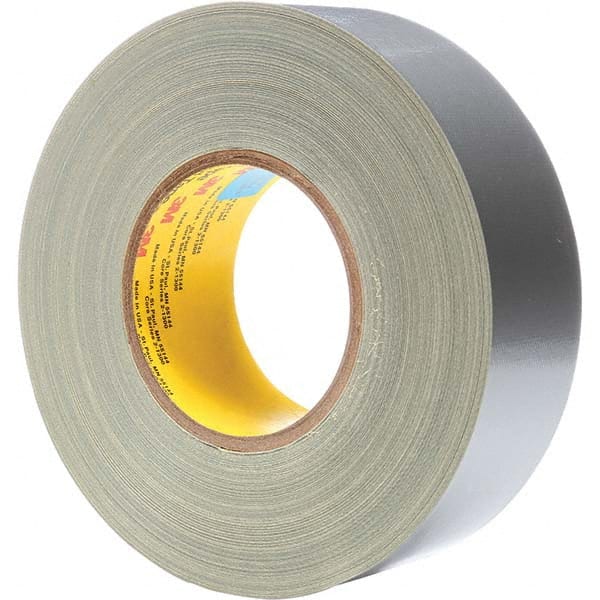 3M - 54.8m x 48mm x 12 mil Silver Polyethylene Cloth Duct Tape - Exact Industrial Supply