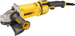 DeWALT - 9" Wheel Diam, 6,500 RPM, Corded Angle & Disc Grinder - 5/8-11 Spindle, 120 Volts - Exact Industrial Supply