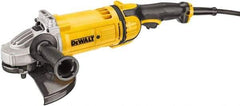 DeWALT - 9" Wheel Diam, 6,500 RPM, Corded Angle & Disc Grinder - 5/8-11 Spindle, 120 Volts - Exact Industrial Supply