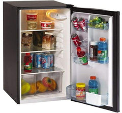 Avanti - Refrigerators Capacity: 4.4 Cu Ft Color: Black - Exact Industrial Supply