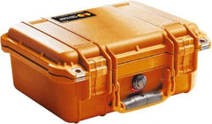 Pelican Products, Inc. - 11-5/8" Wide x 6" High, Clamshell Hard Case - Orange, Polyethylene - Exact Industrial Supply